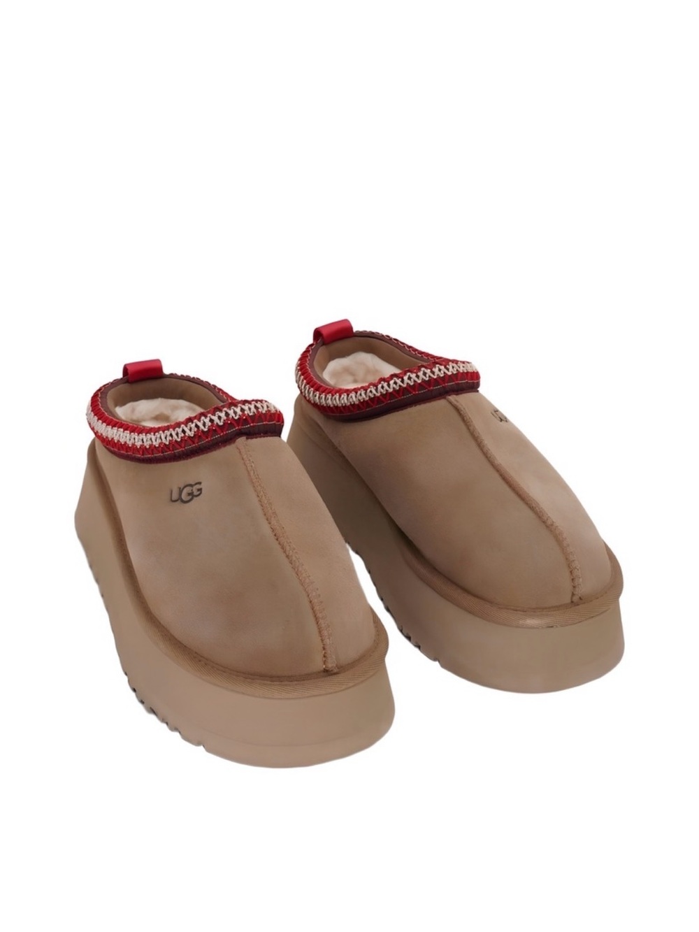 UGG Women’s Tazz Platform Slippers – Chestnut – Size 7